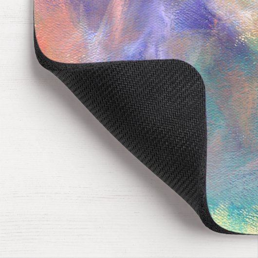 Abstraktes Farbmuster Mousepad (Ecke)