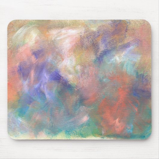 Abstraktes Farbmuster Mousepad (Vorne)