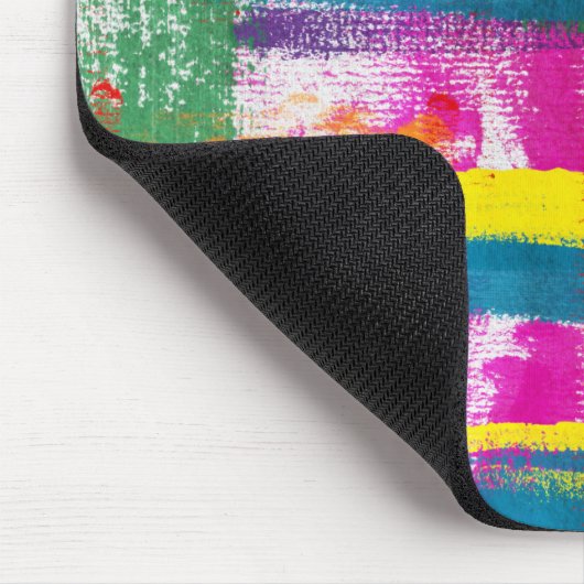 Abstraktes Farbmuster Mousepad (Ecke)