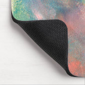 Abstraktes Farbmuster Mousepad (Ecke)