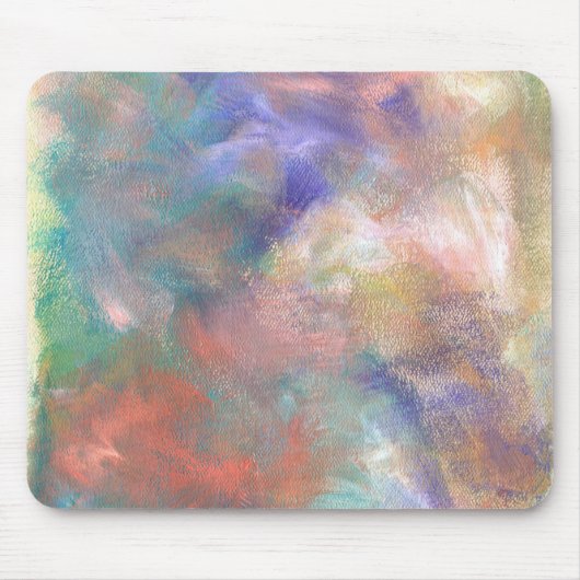 Abstraktes Farbmuster Mousepad (Vorne)