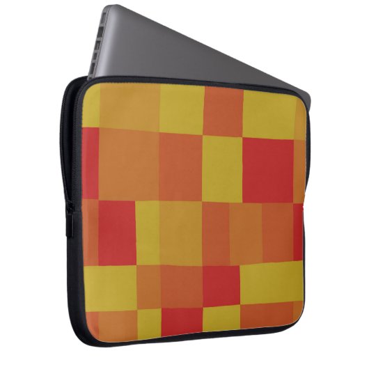 Abstraktes Farbmuster Muster 280913 Laptopschutzhülle (Vorne Rechts)