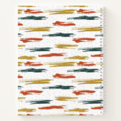 Abstraktes Farbmuster Notizblock (Rückseite)