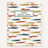 Abstraktes Farbmuster Notizblock (Vorderseite)