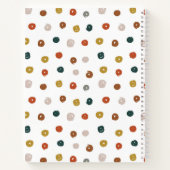 Abstraktes Farbmuster Notizblock (Rückseite)