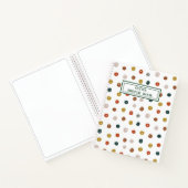 Abstraktes Farbmuster Notizblock (Innenseite)