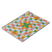 Abstraktes Farbmuster Notizblock (Linke Seite)