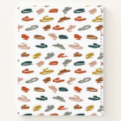 Abstraktes Farbmuster Notizblock (Rückseite)