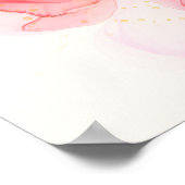 Abstraktes Farbmuster Poster (Ecke)