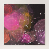 Abstraktes Farbmuster Puzzle (Horizontal)