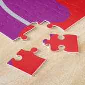 Abstraktes Farbmuster Puzzle (Seite)