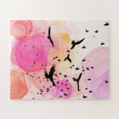 Abstraktes Farbmuster Puzzle (Horizontal)