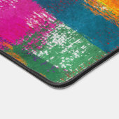 Abstraktes Farbmuster Schreibtischunterlage (Ecke)