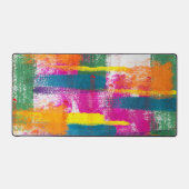Abstraktes Farbmuster Schreibtischunterlage (Vorderseite)