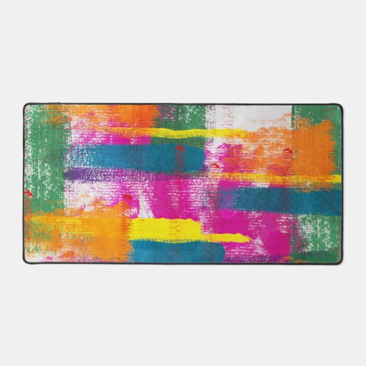 Abstraktes Farbmuster Schreibtischunterlage (Vorderseite)