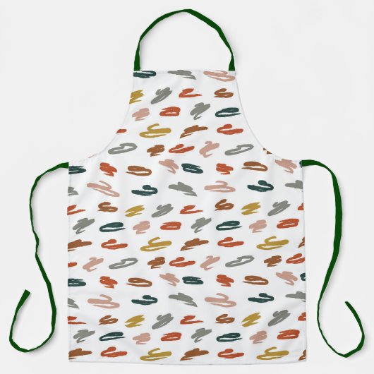 Abstraktes Farbmuster Schürze (Vorderseite)