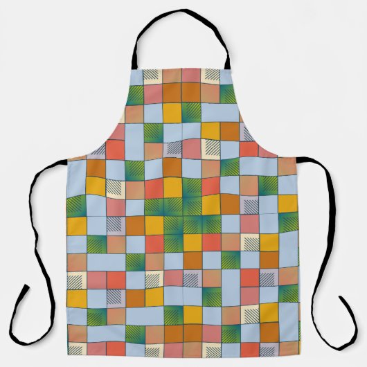 Abstraktes Farbmuster Schürze (Vorderseite)