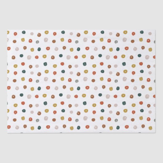 Abstraktes Farbmuster Seidenpapier (Vorderseite)