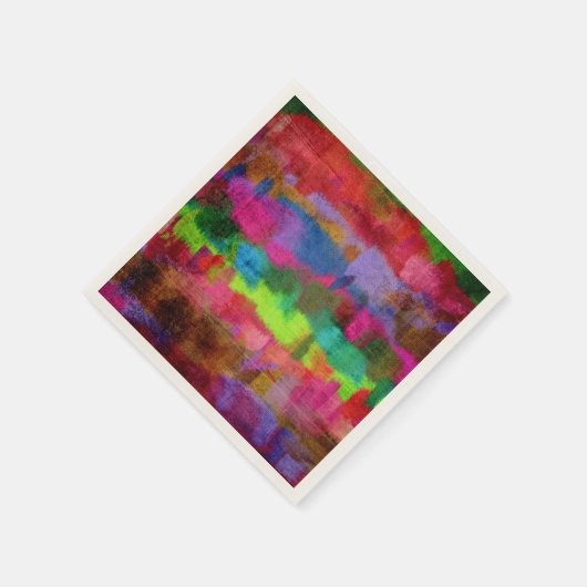 Abstraktes Farbmuster Serviette (Ecke)