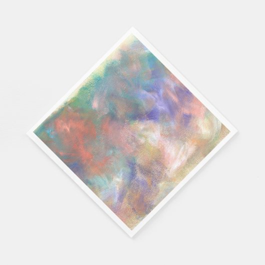 Abstraktes Farbmuster Serviette (Ecke)