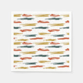 Abstraktes Farbmuster Serviette (Vorderseite)