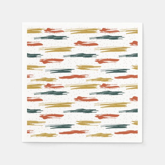 Abstraktes Farbmuster Serviette (Vorderseite)