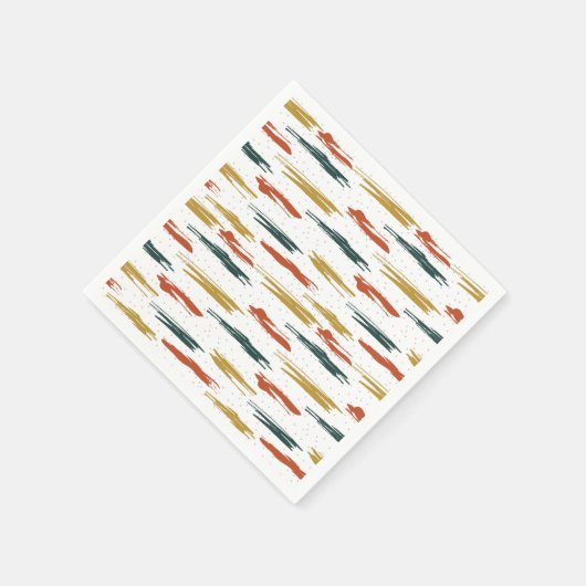 Abstraktes Farbmuster Serviette (Ecke)