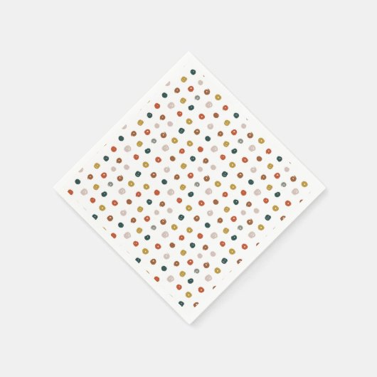 Abstraktes Farbmuster Serviette (Ecke)