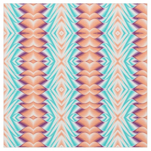 Abstraktes Farbmuster Stoff (Nahaufnahme)