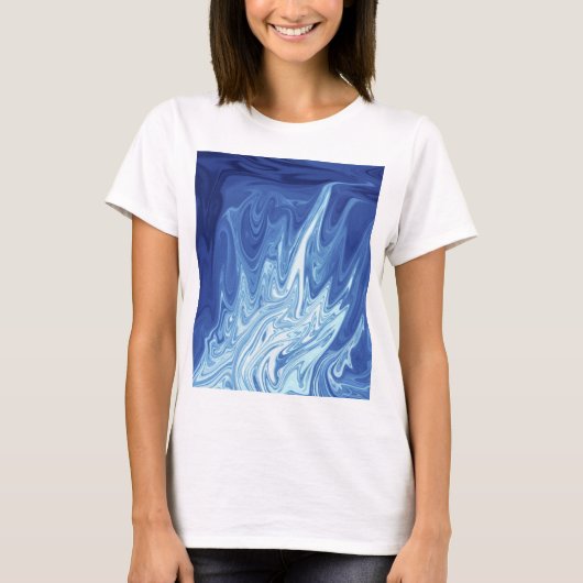Abstraktes Farbmuster T-Shirt (Vorderseite)