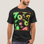 Abstraktes Farbmuster T-Shirt (Vorderseite)