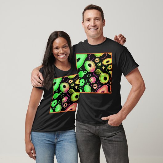 Abstraktes Farbmuster T-Shirt (Unisex)