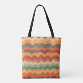 Abstraktes Farbmuster Tasche (Rückseite)