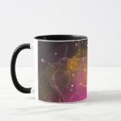 Abstraktes Farbmuster Tasse (Links)