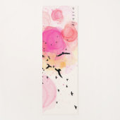 Abstraktes Farbmuster Yogamatte (Vorderseite)