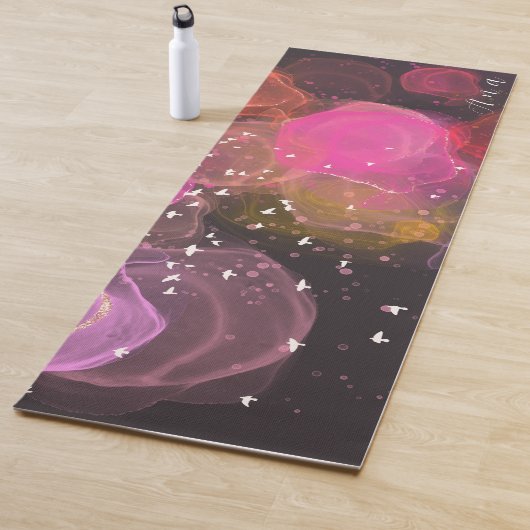 Abstraktes Farbmuster Yogamatte (Beispiel)