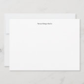 Abstraktes Farbpferd Karte (Rückseite)