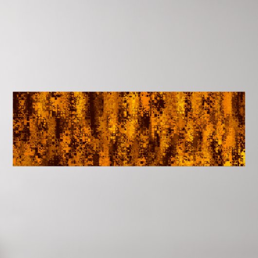 Abstraktes Farbpixel Poster (Vorne)