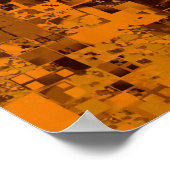 Abstraktes Farbpixel Poster (Ecke)