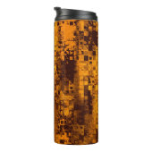 Abstraktes Farbpixel Thermosbecher (Nach rechts gedreht)