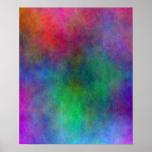 Abstraktes Farbplakat-Poster Poster (Vorne)