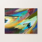 Abstraktes Farbpuzzlespiel Puzzle (Horizontal)