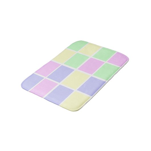 Abstraktes Farbspektrum Badematte (Schrägansicht)