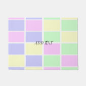 Abstraktes Farbspektrum Fußmatte (Vorderseite)