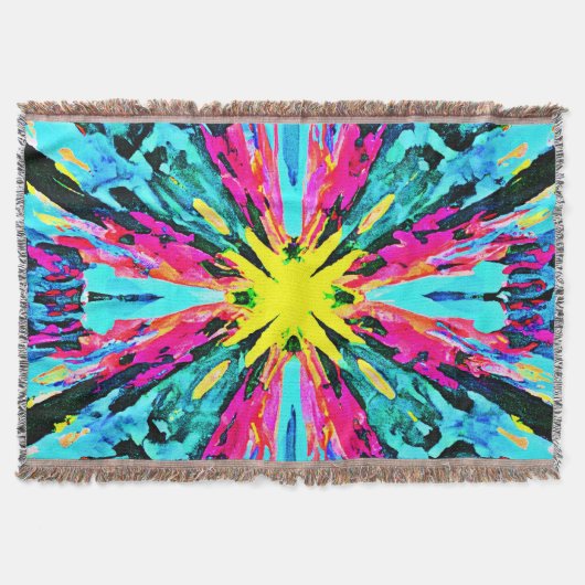 Abstraktes Farbverlaufsmuster Decke (Vorderseite)