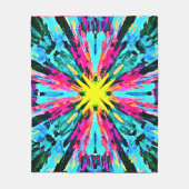 Abstraktes Farbverlaufsmuster Fleecedecke (Vorderseite)