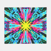 Abstraktes Farbverlaufsmuster Fleecedecke (Vorderseite (Horizontal))