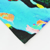 Abstraktes Farbverlaufsmuster Fleecedecke (Ecke)