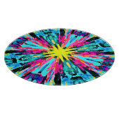 Abstraktes Farbverlaufsmuster Schneidebrett (Ecke)