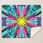 Abstraktes Farbverlaufsmuster Sherpadecke (Vorderseite (Horizontal))